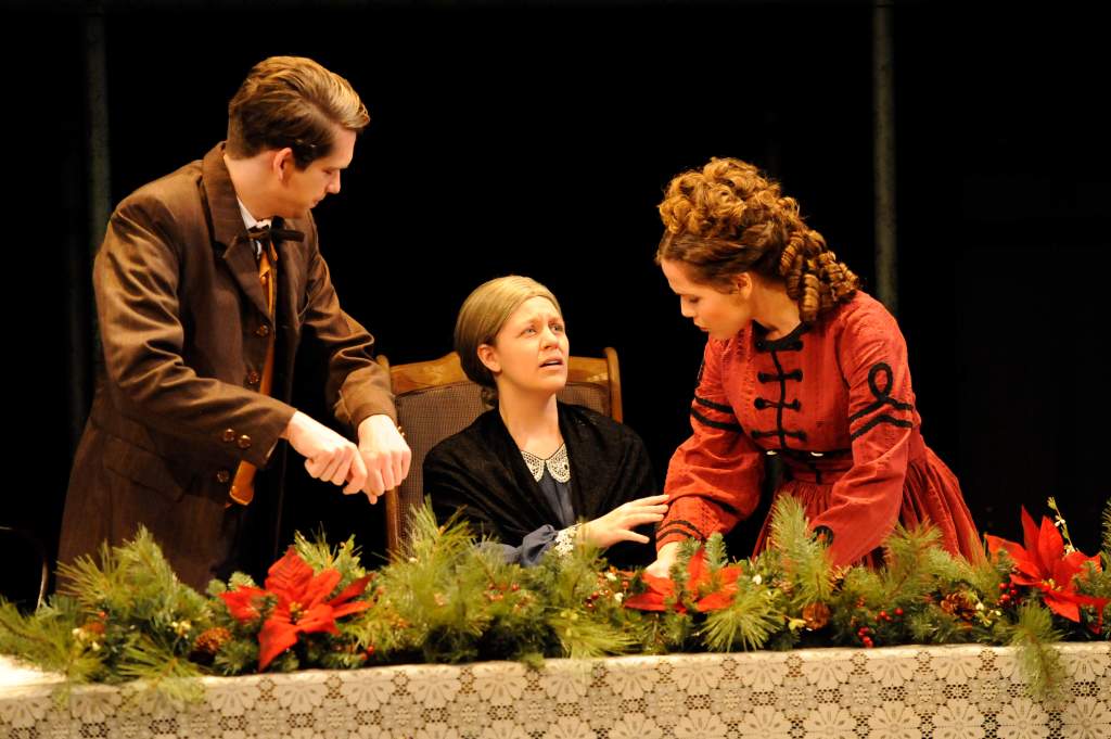 Lucia, Roderick, and Mother Bayard from "Long Christmas Dinner"
