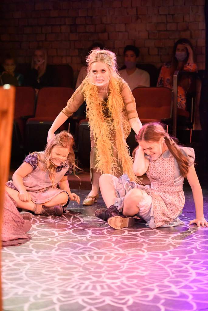 Miss Hannigan and the orphans